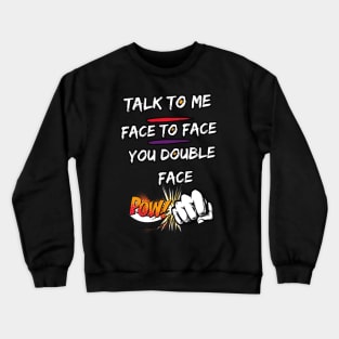 Double Face Crewneck Sweatshirt